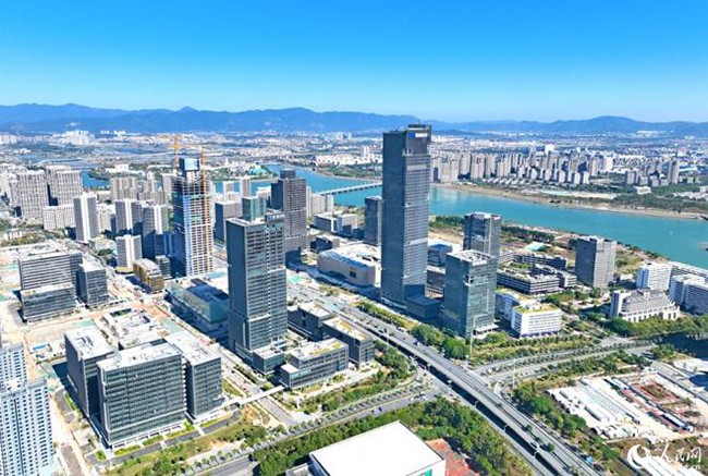 厦门科学城位于同安新城，是厦门科技创新的主引擎。人民网记者 陈博摄